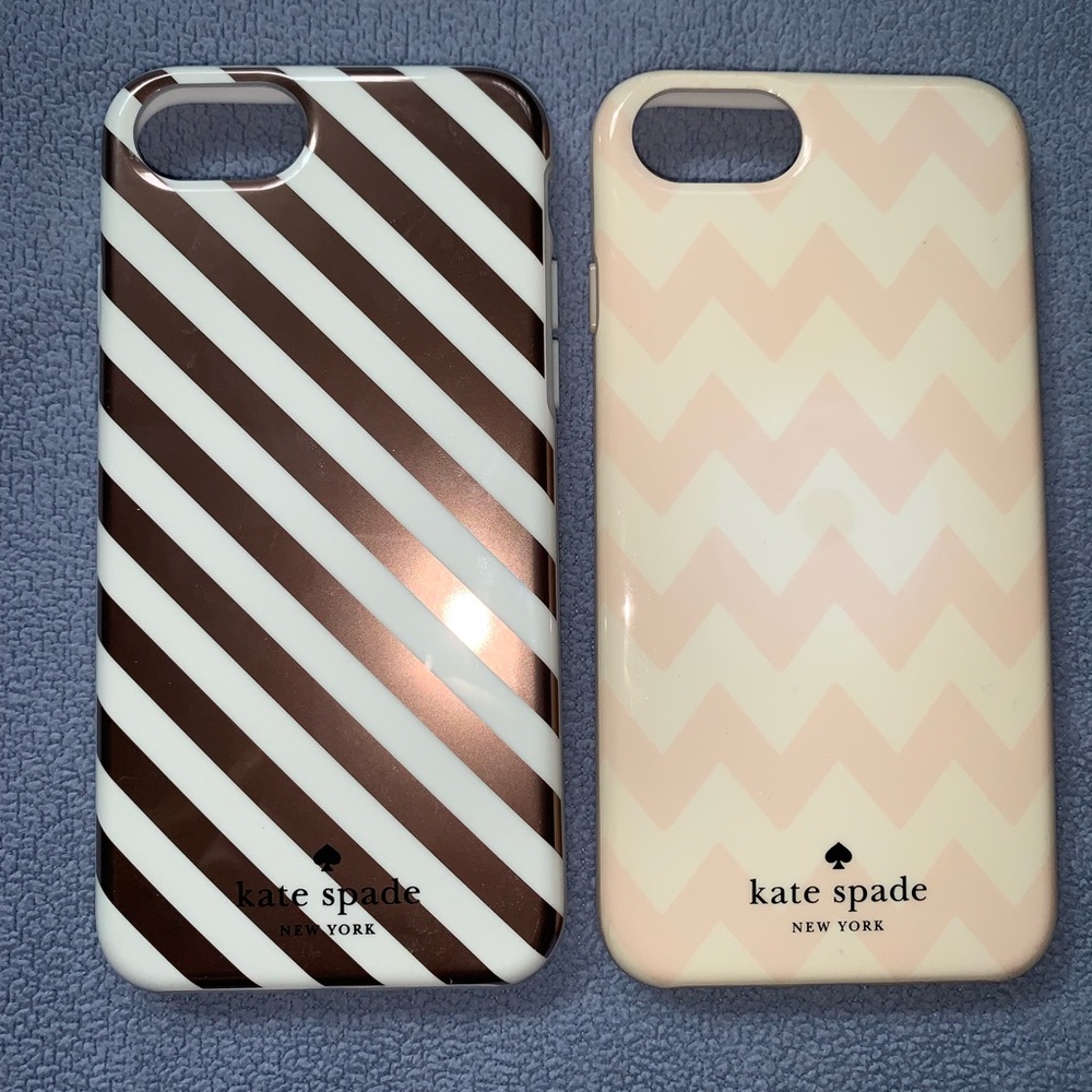 Bundle of 2 Kate Spade iPhone 7/8 phone cases